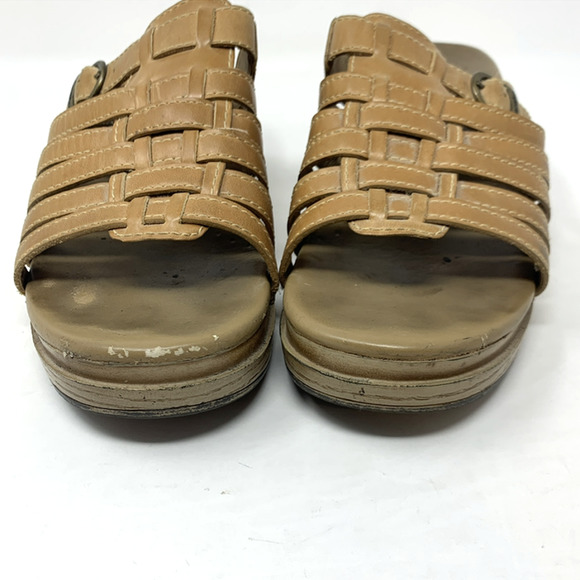 Dansko Marion Tan Leather Strappy Sandals Size 39 - Picture 2 of 4